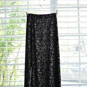 SOLD!! Vintage Charlotte Russe Sexy Maxi Skirt